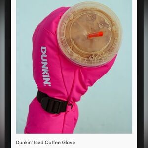 Dunkin' Pink Iced Coffee Glove